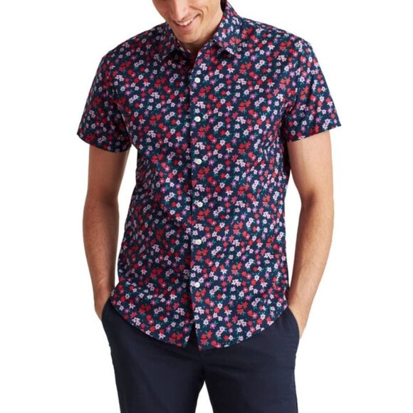 Bonobos Men's Rivie Short Sleeve Button-up Shirt Size XL 2812 - Picture 1 of 9